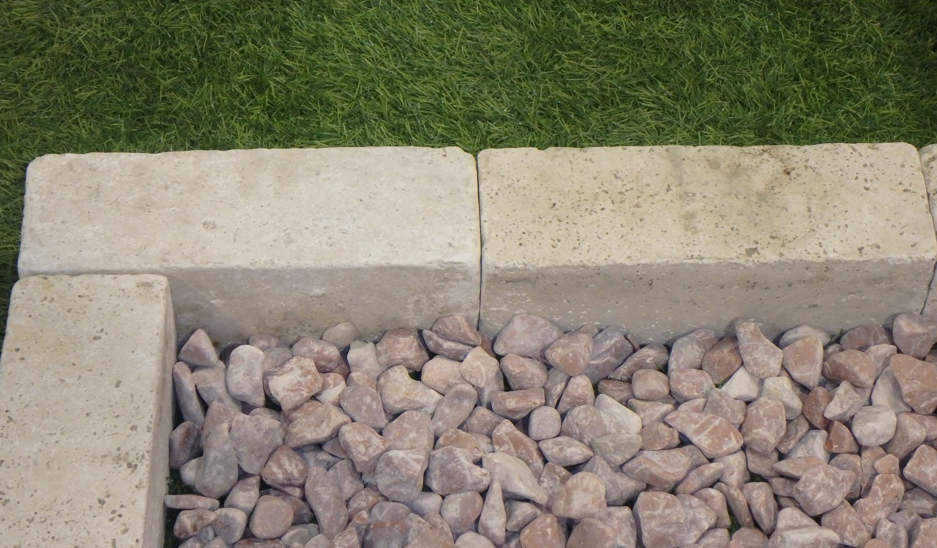 Bordure de pierre en granit jaune, bordure de jardin, vente en gros, 10 cm