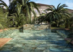 Pierre de Bali carrelage terrasse et piscine