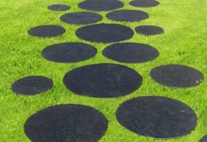 PAS JAPONAIS ARDOISE RONDE