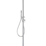 Douche extérieure monocommande série Florida en acier inoxydable