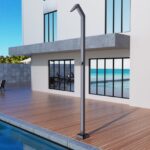 Douche extérieure monobloc en acier inoxydable série Niagara