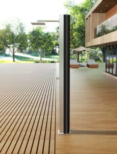 Douche extérieure monoflux Phoenix série en acier inoxydable