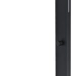 Douche extérieure monoflux en acier inoxydable série Sense avec éclairage LED.