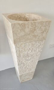 VASQUE SUR PIED CREAM 40x90cm